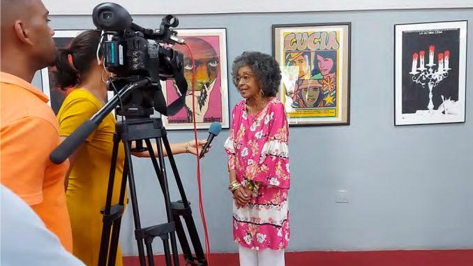 Entrevista a la realizadora Gloria Rolando en la premier del documental Las novias de Dios en el cine 23 y 12.