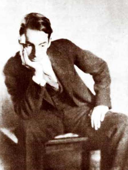 El joven Pablo Neruda.